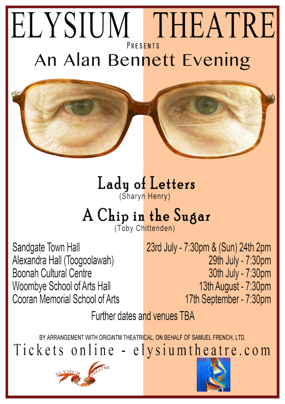 Elysium Theatre presents An Alan Bennet Evening | COORANHALL.ORG.AU