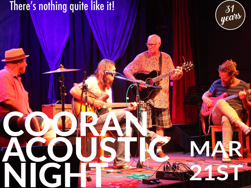 SATURDAY 21 MARCH, 7PM