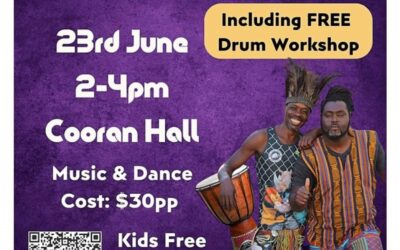 Sunday 24th June 2024 2pm  African Strings Skins and Community