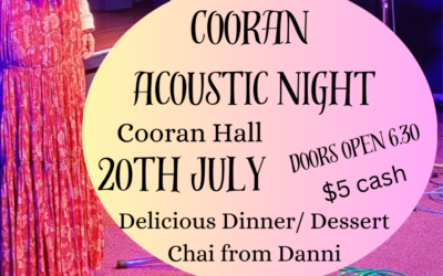 SATURDAY 20TH JULY 2024  Cooran Acoustic Night