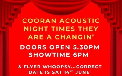 Cooran Acoustic Night Time Change and Date Correction