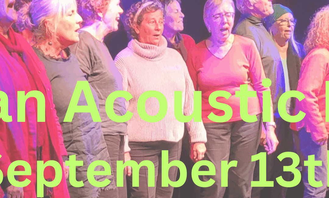 Saturday 13th September 2025 5.30pm  Cooran Acoustic Night
